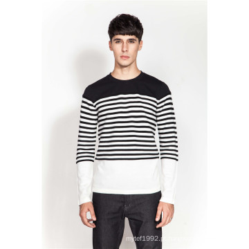 Manufactory rodada pescoço tricô homens camisola Jumper